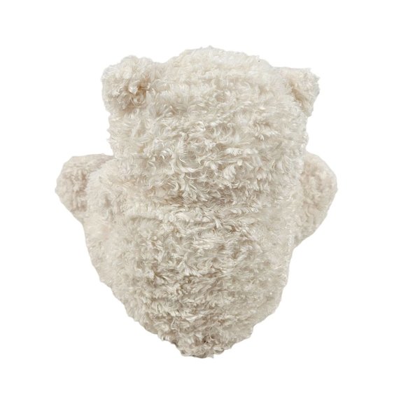 Hallmark Heartly Talking Teddy Polar Bear Plush Stuffed Animal White Sitting - Picture 4 of 8